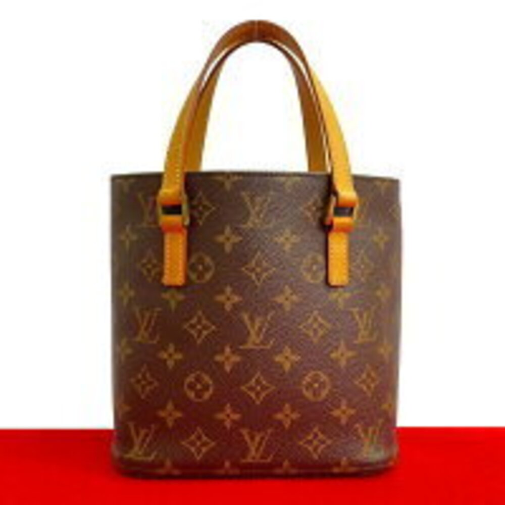 LOUIS VUITTON Vavin Monogram Leather Tote Bag Handbag Brown